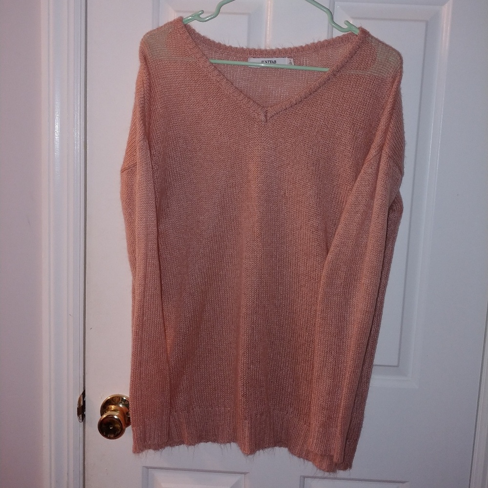 Pink oversized sweater